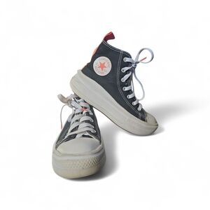 Converse Kids High-Top Sneakers - Black and White